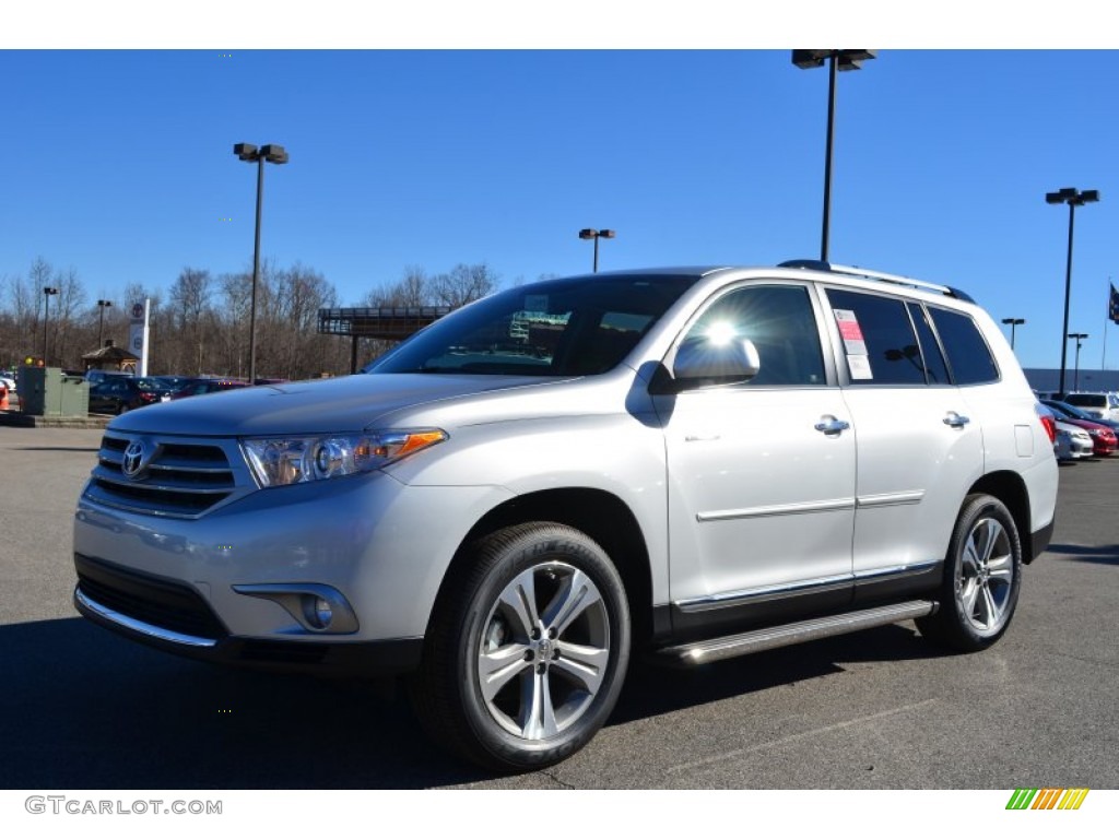 2013 Highlander Limited - Classic Silver Metallic / Black photo #1