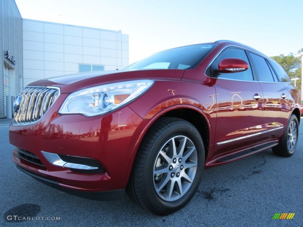 Crystal Red Tintcoat 2013 Buick Enclave Leather Exterior Photo #76256546