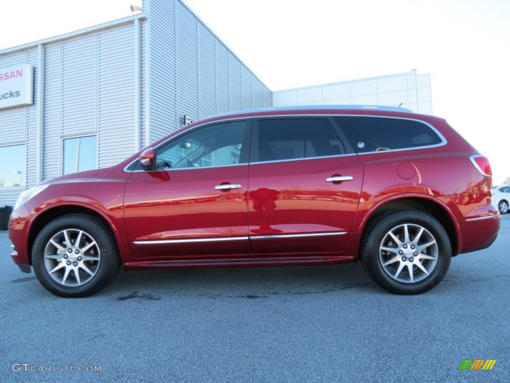Crystal Red Tintcoat 2013 Buick Enclave Leather Exterior Photo #76256560
