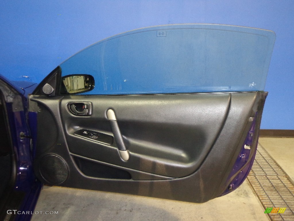 2001 Eclipse GS Coupe - Huntington Blue Pearl / Black photo #24