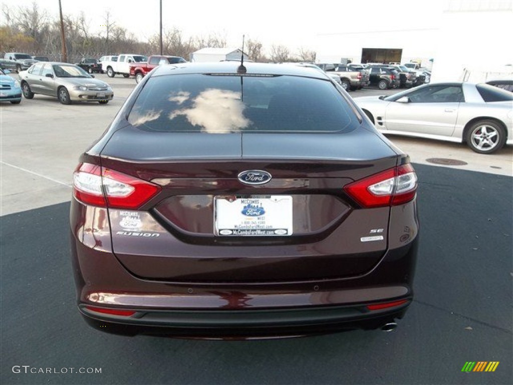 2013 Fusion SE 1.6 EcoBoost - Bordeaux Reserve Red Metallic / Dune photo #5