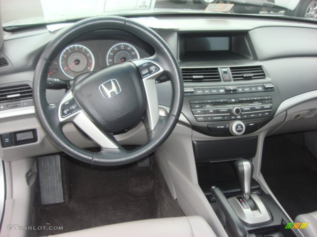 2008 Honda Accord EX-L Sedan Gray Dashboard Photo #76257302