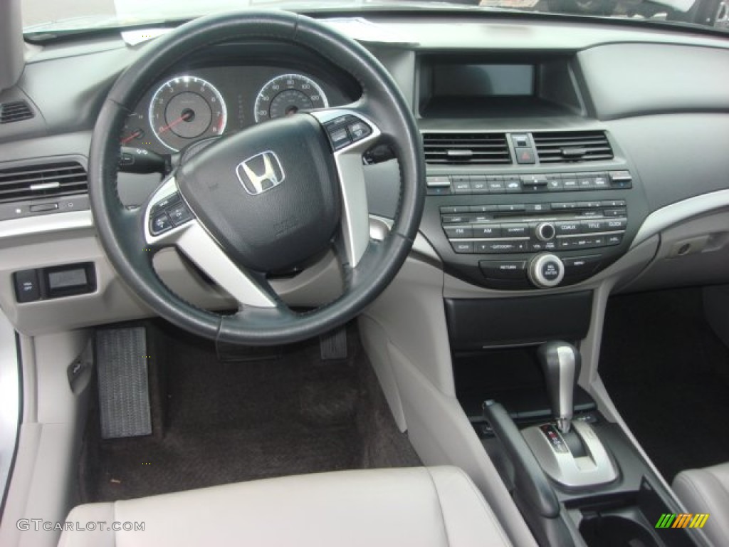2008 Honda Accord EX-L Sedan Gray Dashboard Photo #76257335