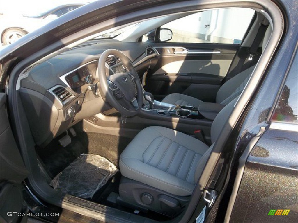 2013 Fusion S - Tuxedo Black Metallic / Earth Gray photo #16