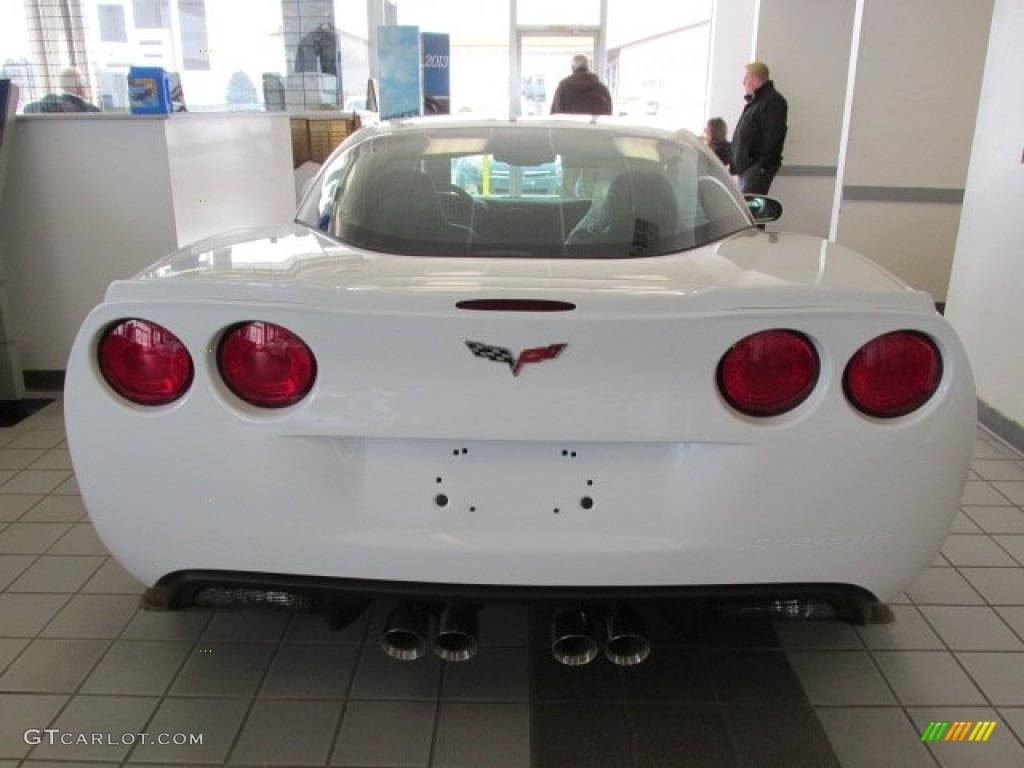 2012 Corvette Grand Sport Coupe - Arctic White / Red photo #7