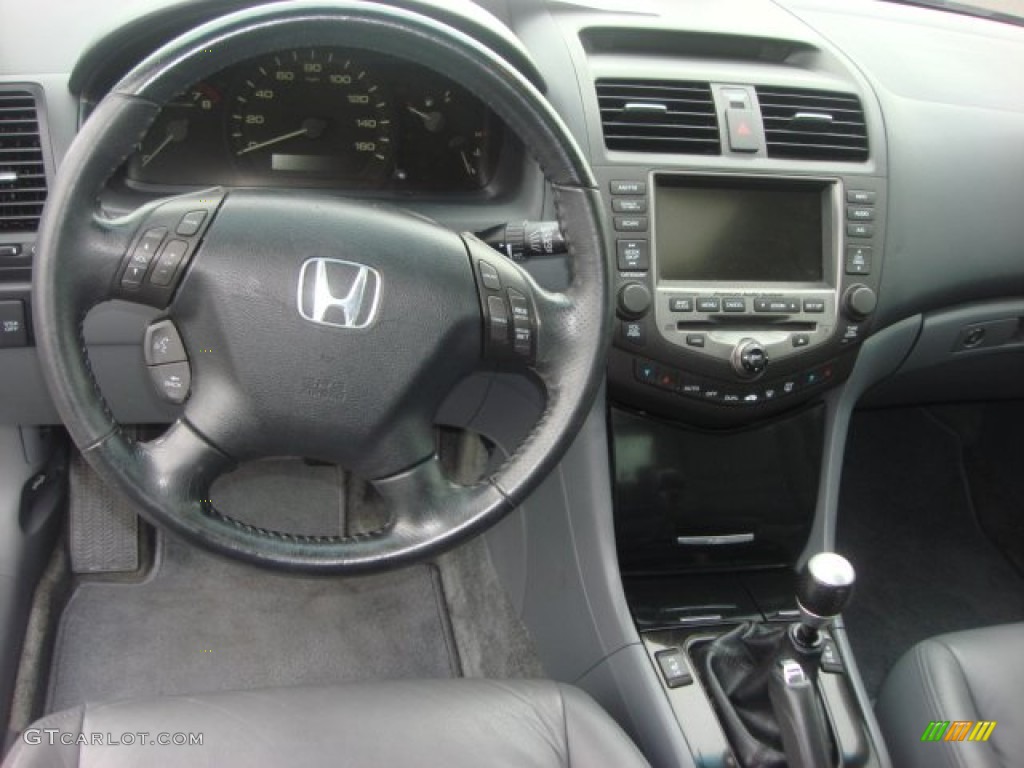 2006 Honda Accord EX-L V6 Sedan Gray Dashboard Photo #76258541