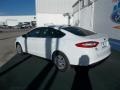 2013 Oxford White Ford Fusion S  photo #24