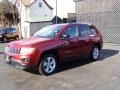 2012 Deep Cherry Red Crystal Pearl Jeep Compass Sport  photo #2