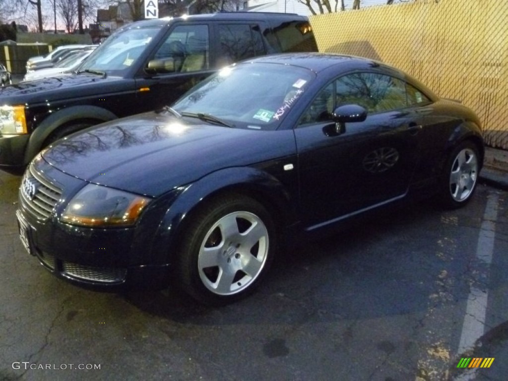 2002 TT 1.8T quattro Coupe - Moro Blue Pearl Effect / Ebony photo #2