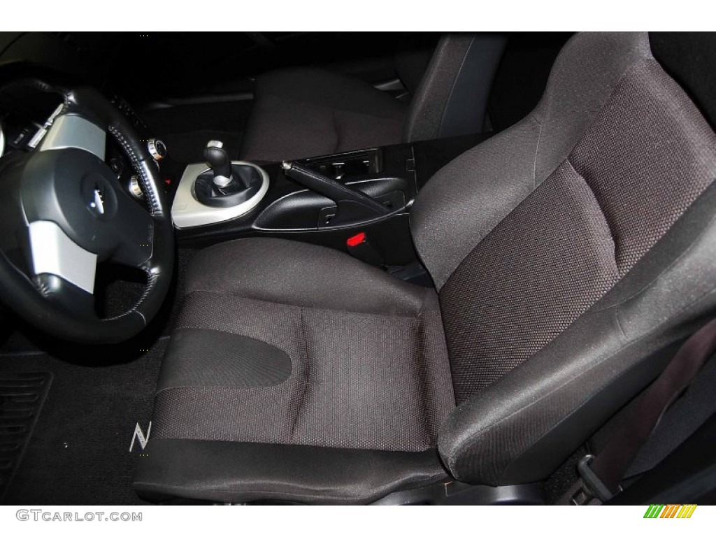 Charcoal Interior 2008 Nissan 350Z Coupe Photo #76259762