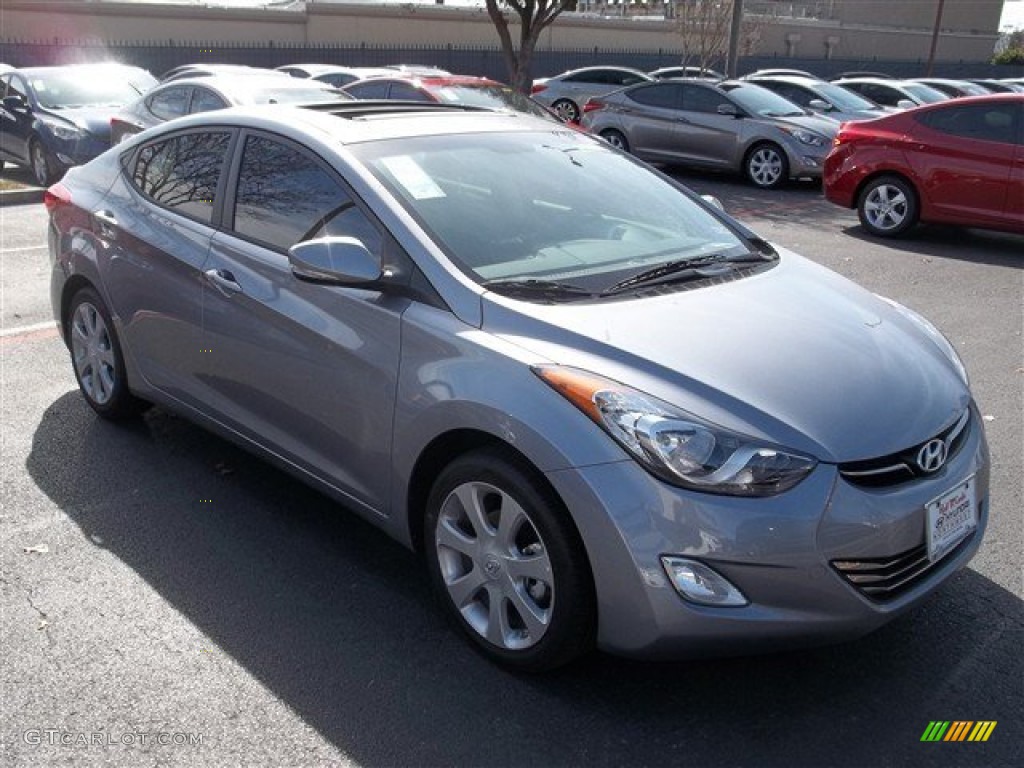 2013 Elantra Limited - Titanium Gray Metallic / Gray photo #2
