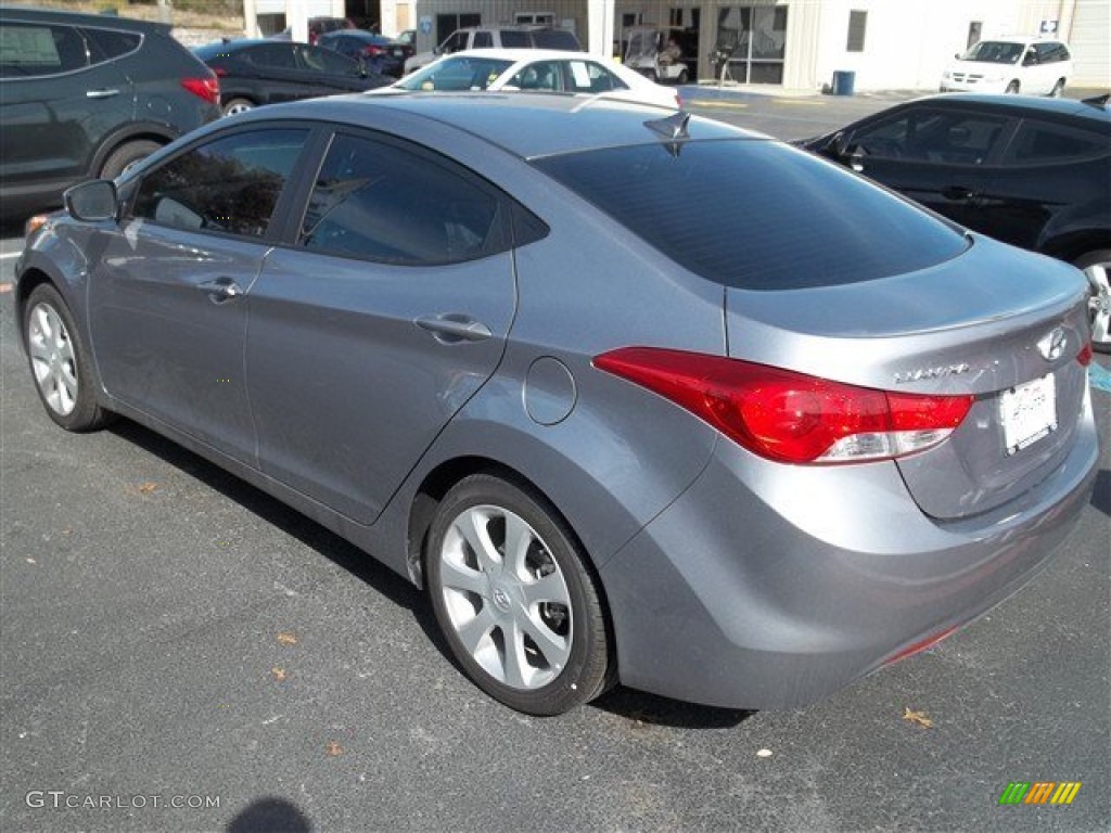 2013 Elantra Limited - Titanium Gray Metallic / Gray photo #3