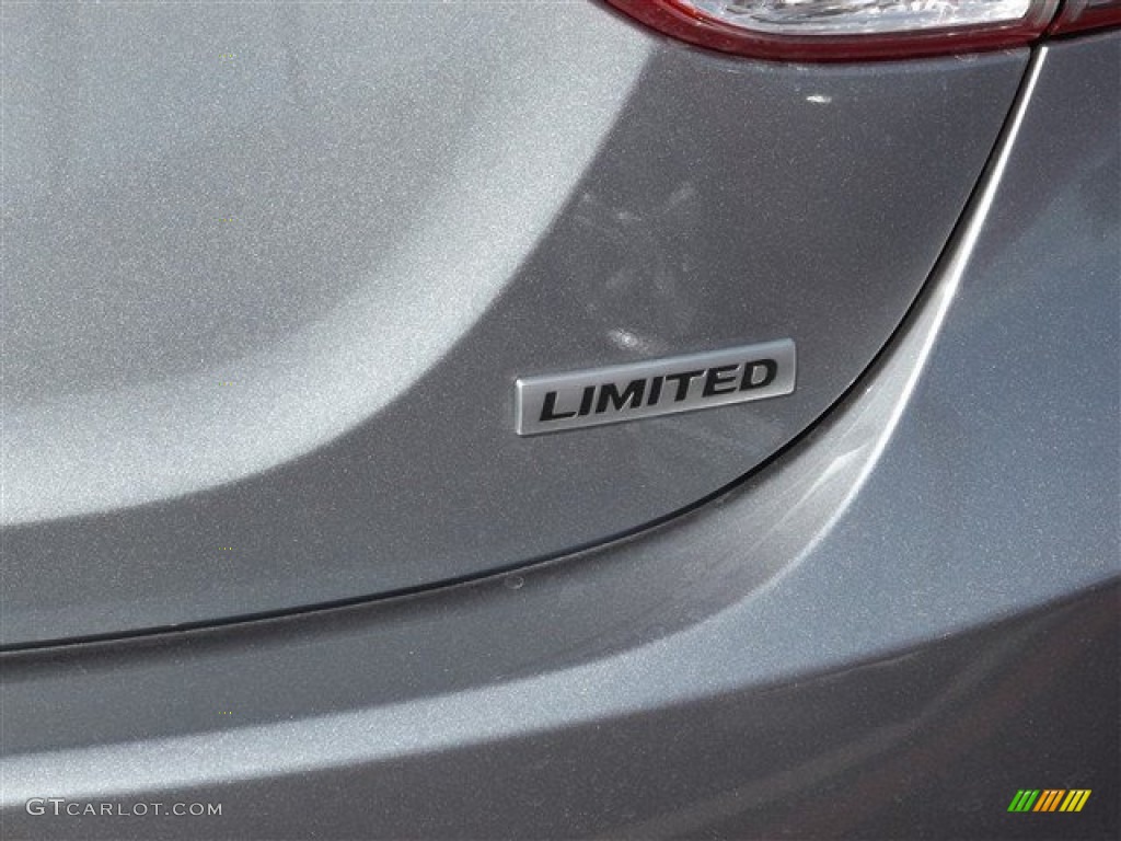 2013 Elantra Limited - Titanium Gray Metallic / Gray photo #5