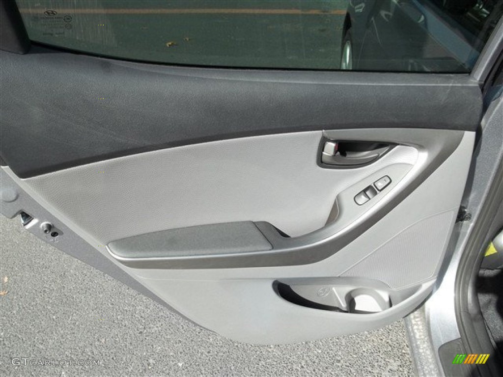 2013 Elantra Limited - Titanium Gray Metallic / Gray photo #8