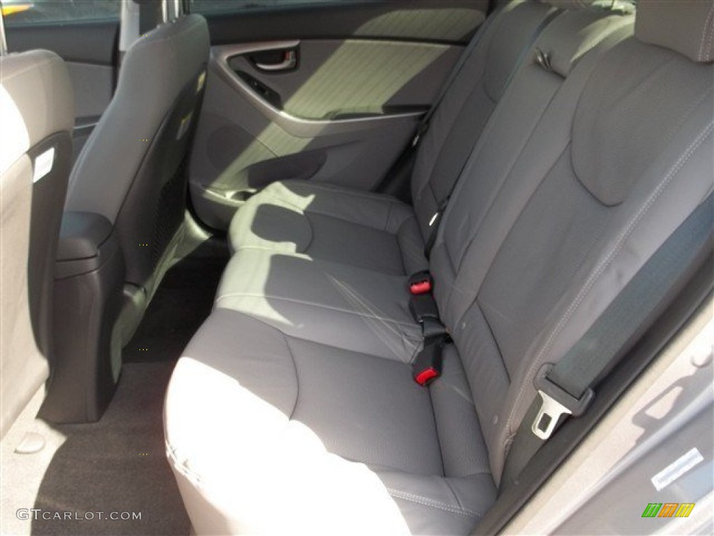 2013 Elantra Limited - Titanium Gray Metallic / Gray photo #9