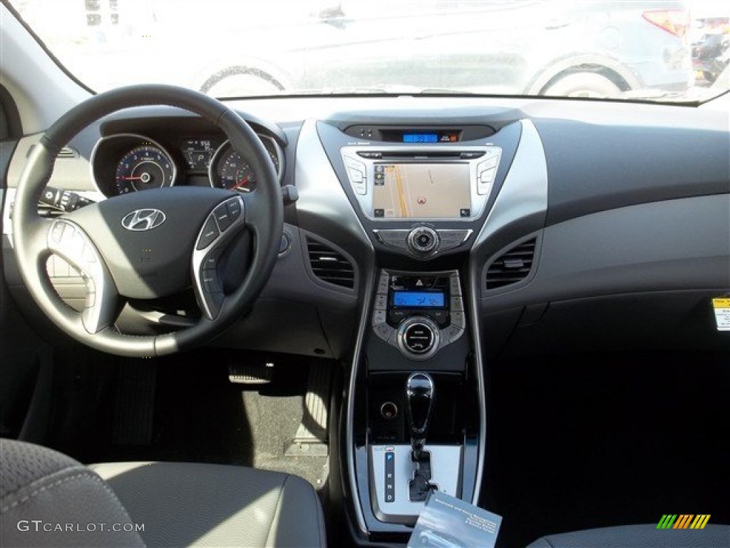 2013 Elantra Limited - Titanium Gray Metallic / Gray photo #12