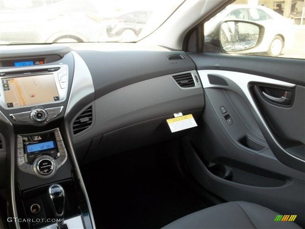 2013 Elantra Limited - Titanium Gray Metallic / Gray photo #13