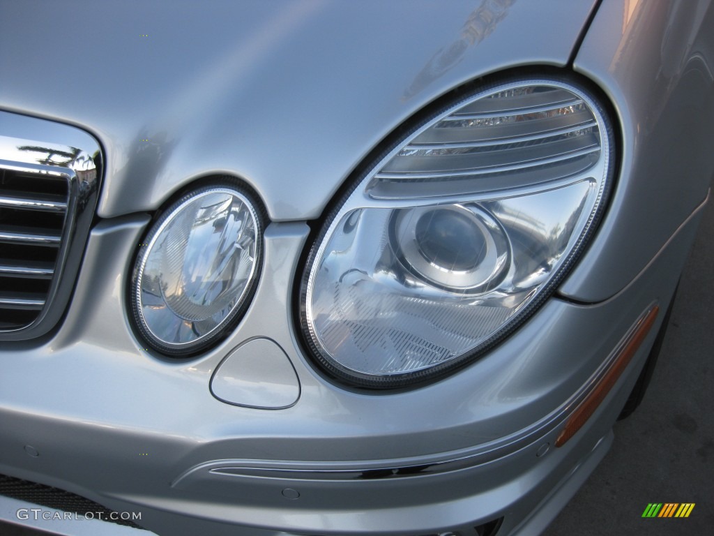 2008 E 63 AMG Sedan - Iridium Silver Metallic / Black photo #25