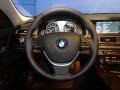 Black 2012 BMW 7 Series ActiveHybrid 750i Sedan Steering Wheel