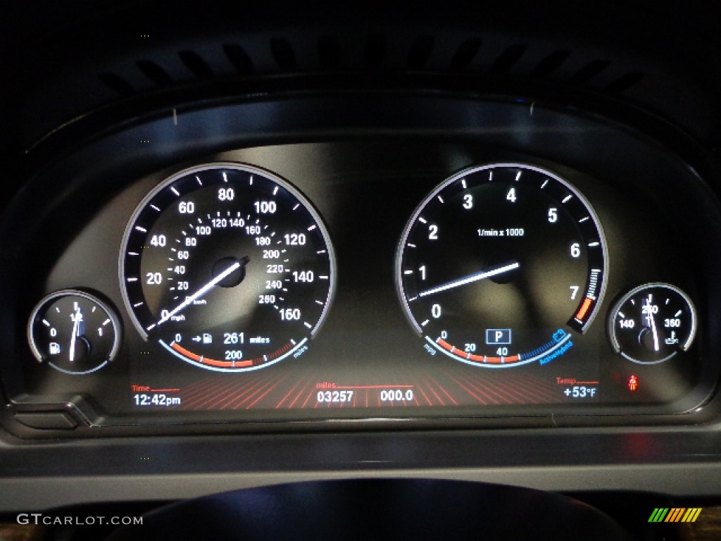 2012 BMW 7 Series ActiveHybrid 750i Sedan Gauges Photo #76262384
