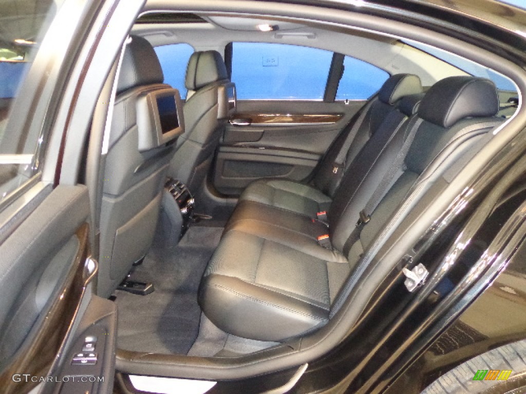 2012 BMW 7 Series ActiveHybrid 750i Sedan Rear Seat Photo #76262502