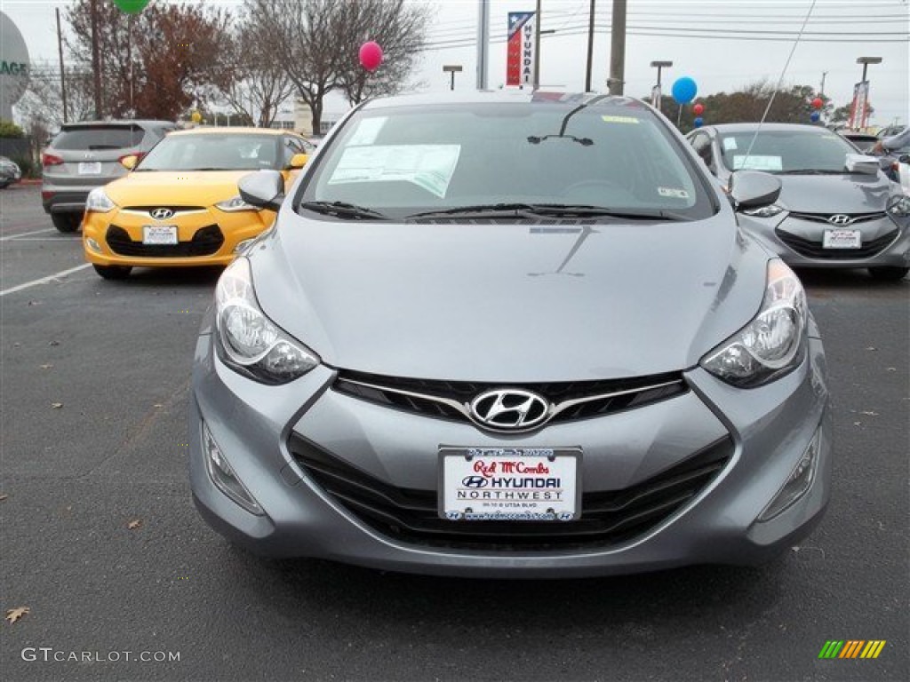 2013 Elantra Coupe GS - Titanium Gray Metallic / Gray photo #1