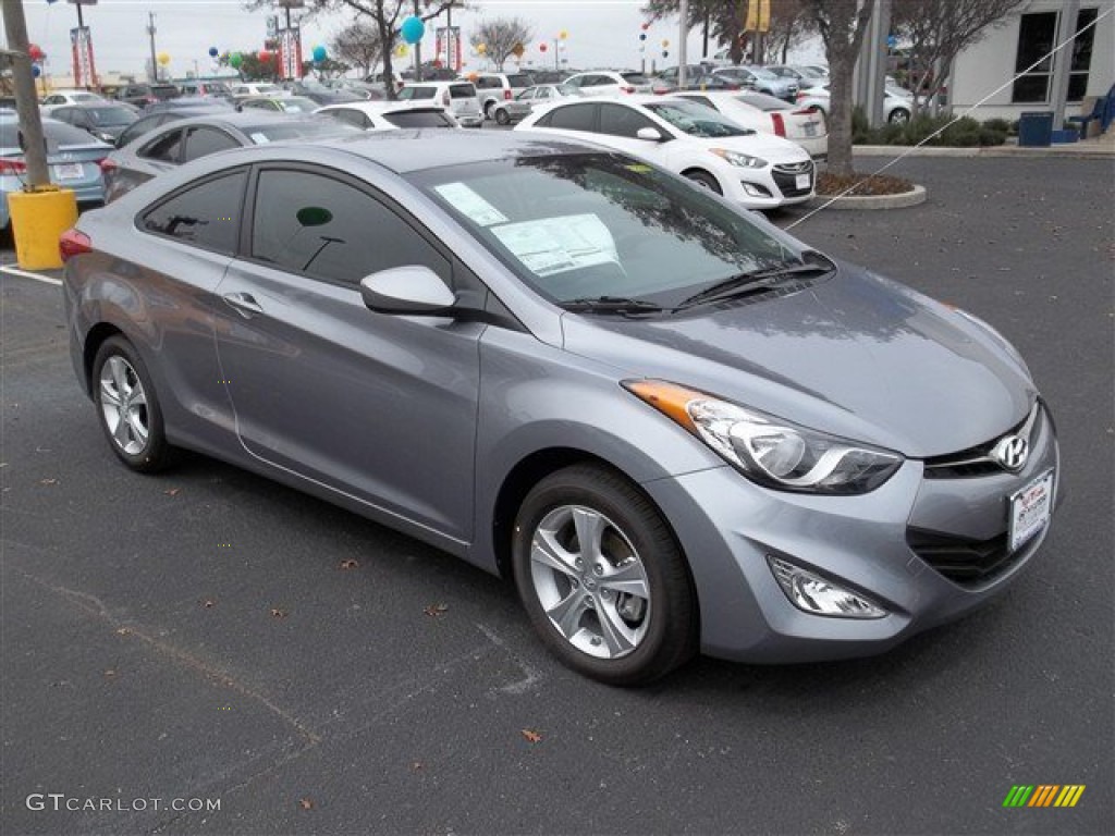 2013 Elantra Coupe GS - Titanium Gray Metallic / Gray photo #3