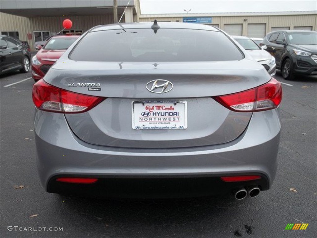 2013 Elantra Coupe GS - Titanium Gray Metallic / Gray photo #5