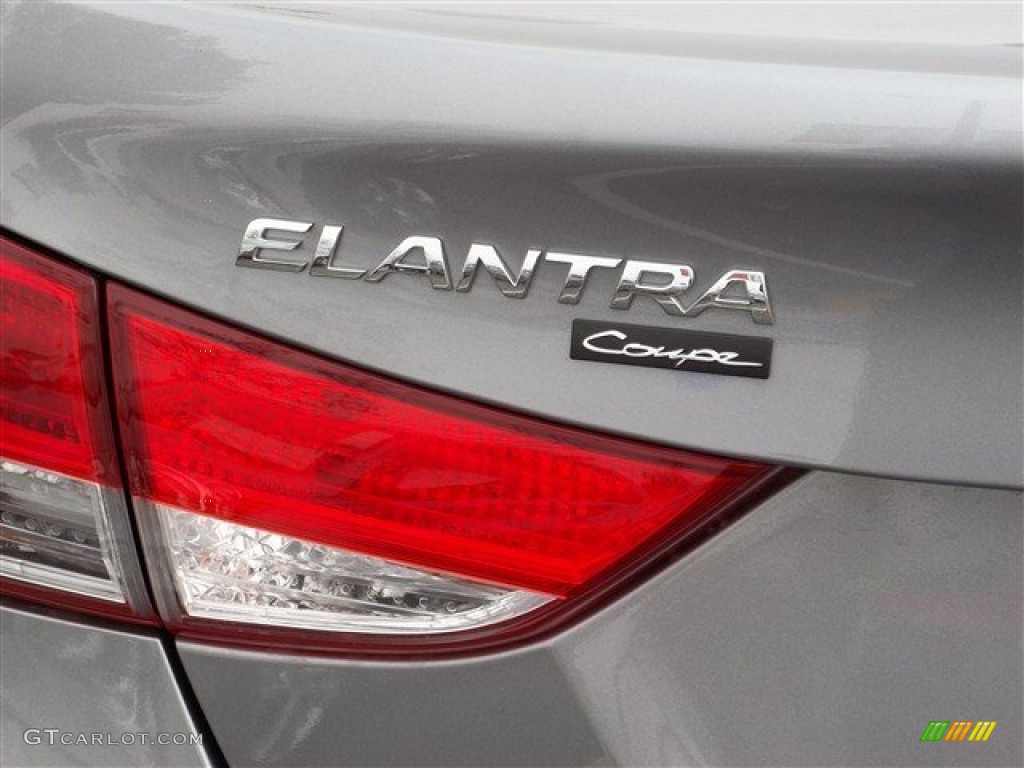 2013 Elantra Coupe GS - Titanium Gray Metallic / Gray photo #6