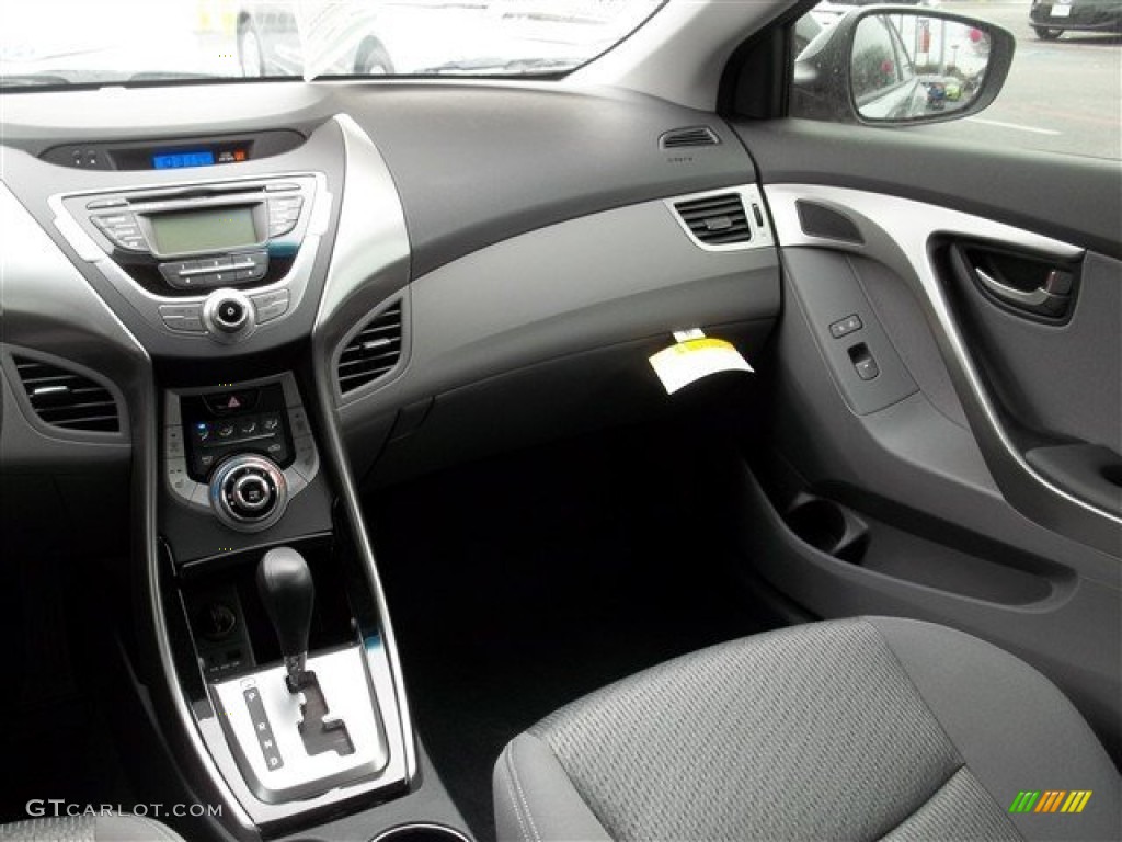 2013 Elantra Coupe GS - Titanium Gray Metallic / Gray photo #13