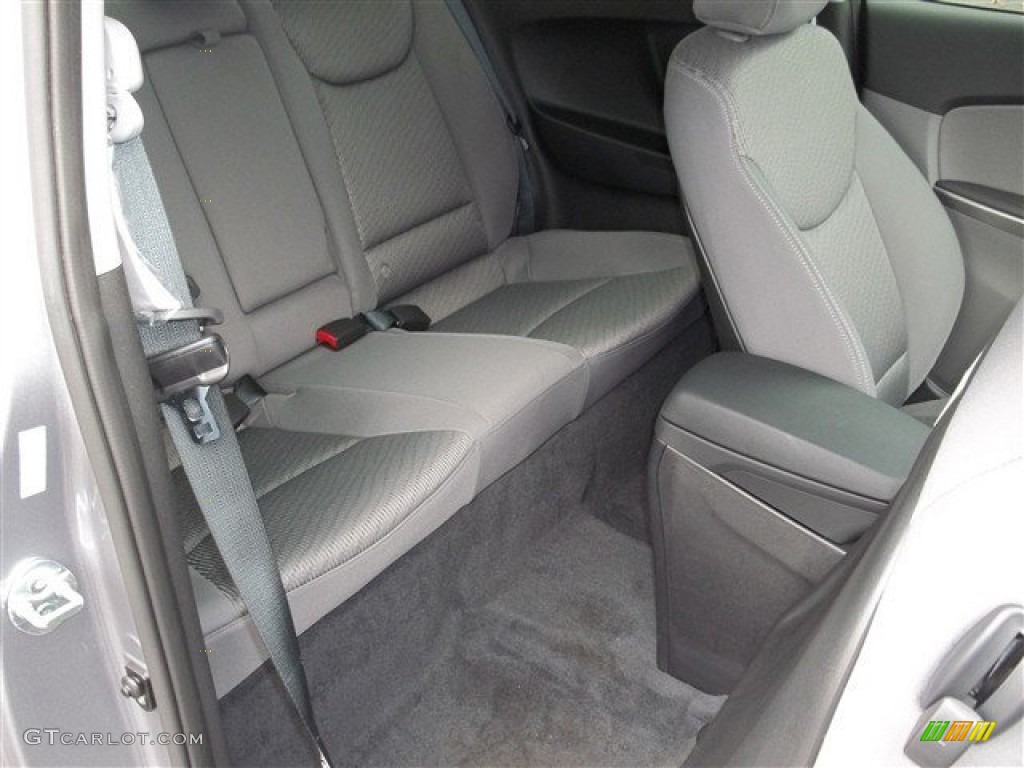 2013 Elantra Coupe GS - Titanium Gray Metallic / Gray photo #17