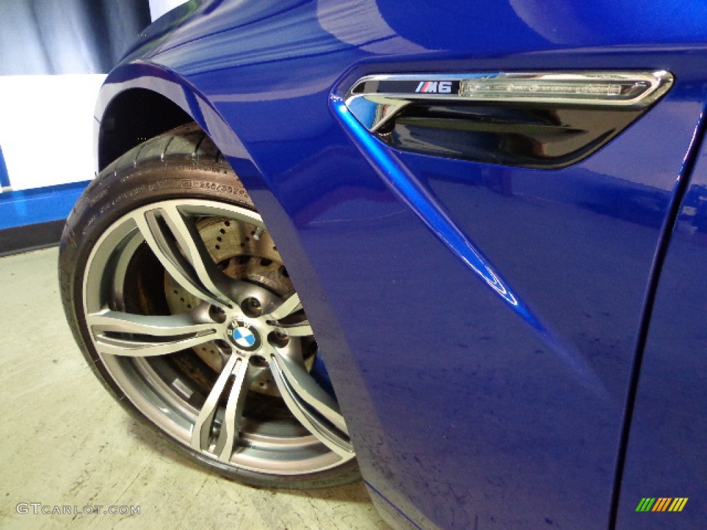 2012 M6 Convertible - San Marino Blue Metallic / Black photo #16