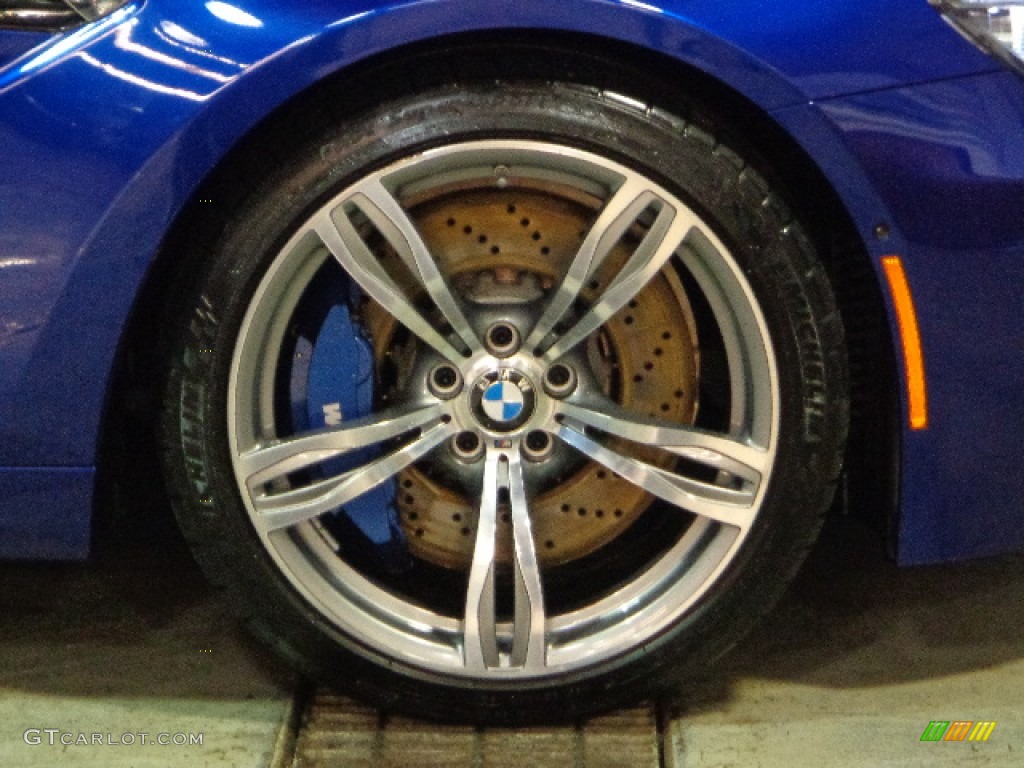 2012 M6 Convertible - San Marino Blue Metallic / Black photo #18