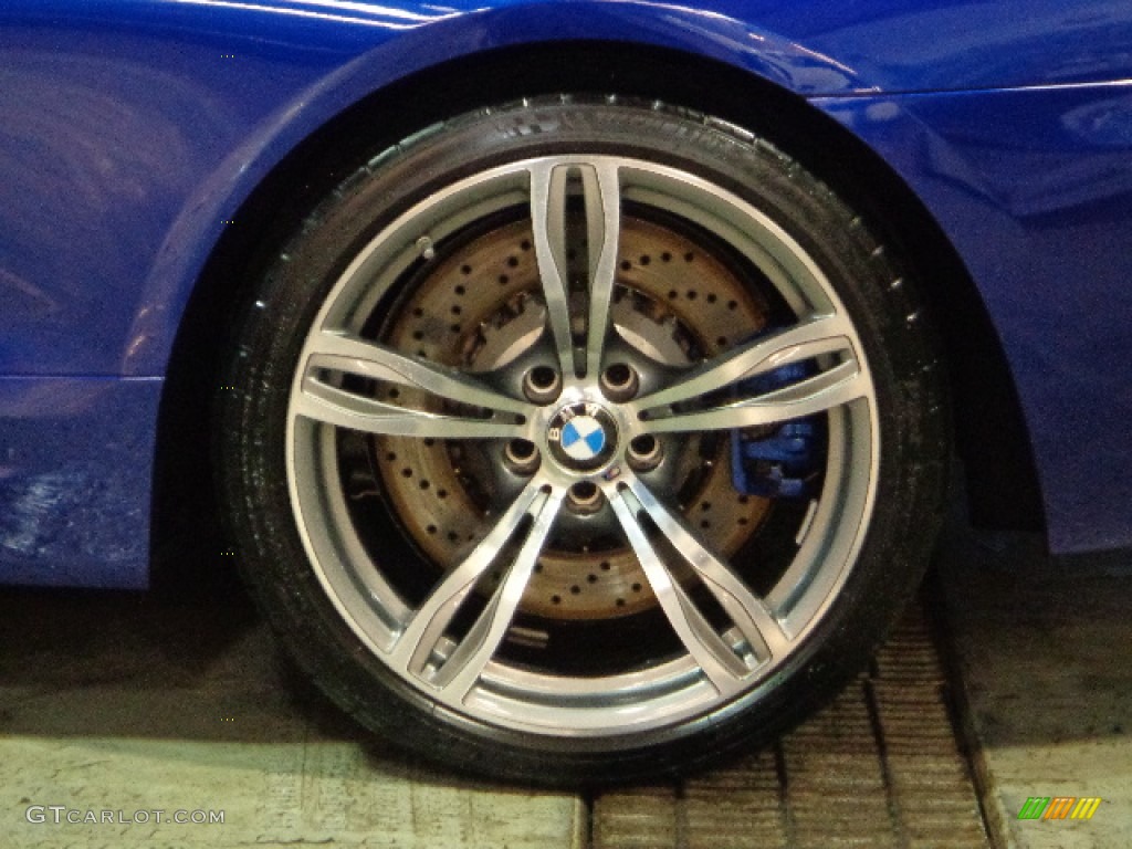 2012 M6 Convertible - San Marino Blue Metallic / Black photo #20