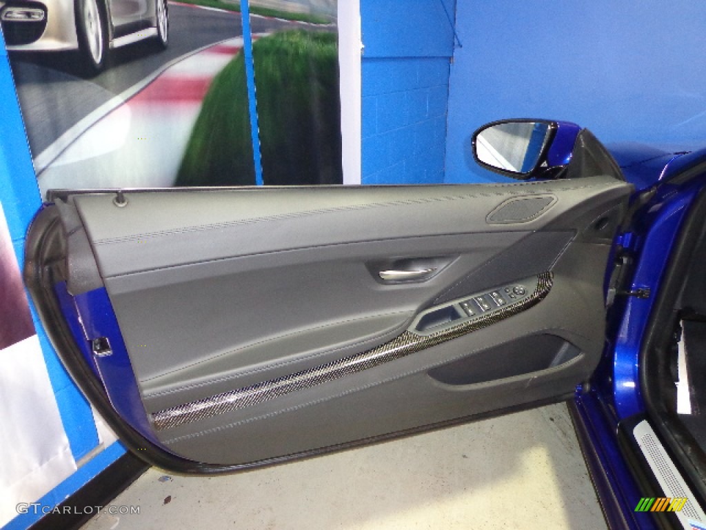 2012 BMW M6 Convertible Black Door Panel Photo #76263392