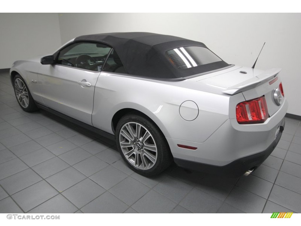 2012 Mustang GT Premium Convertible - Ingot Silver Metallic / Charcoal Black photo #6