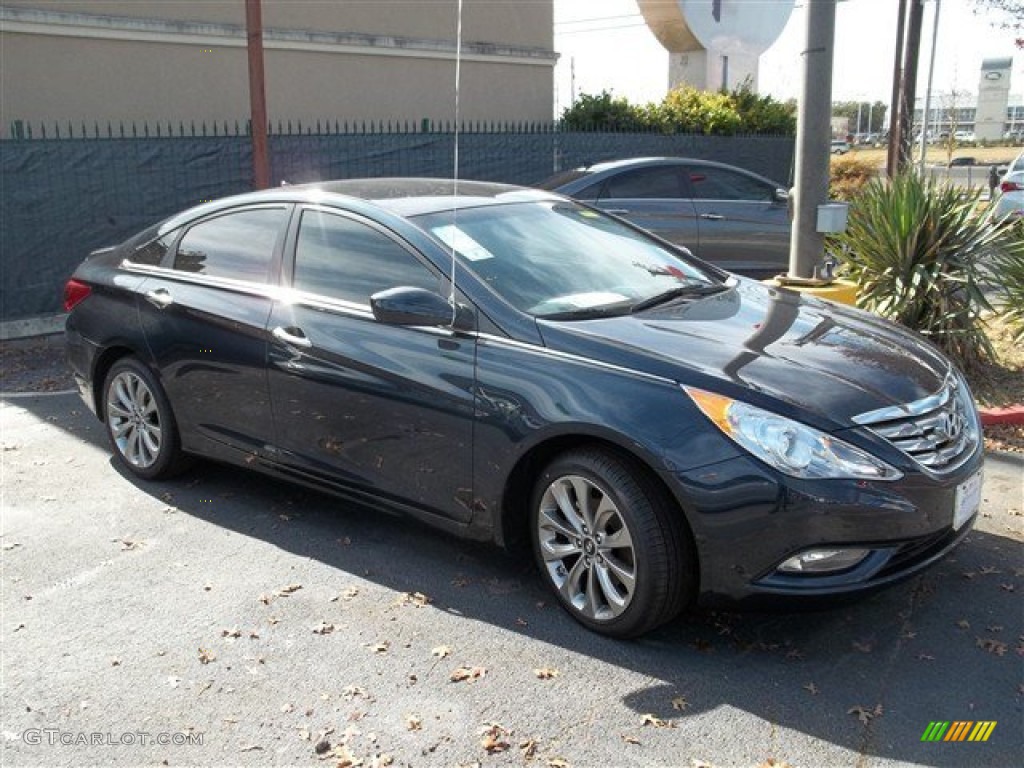 2013 Sonata SE - Pacific Blue Pearl / Gray photo #2