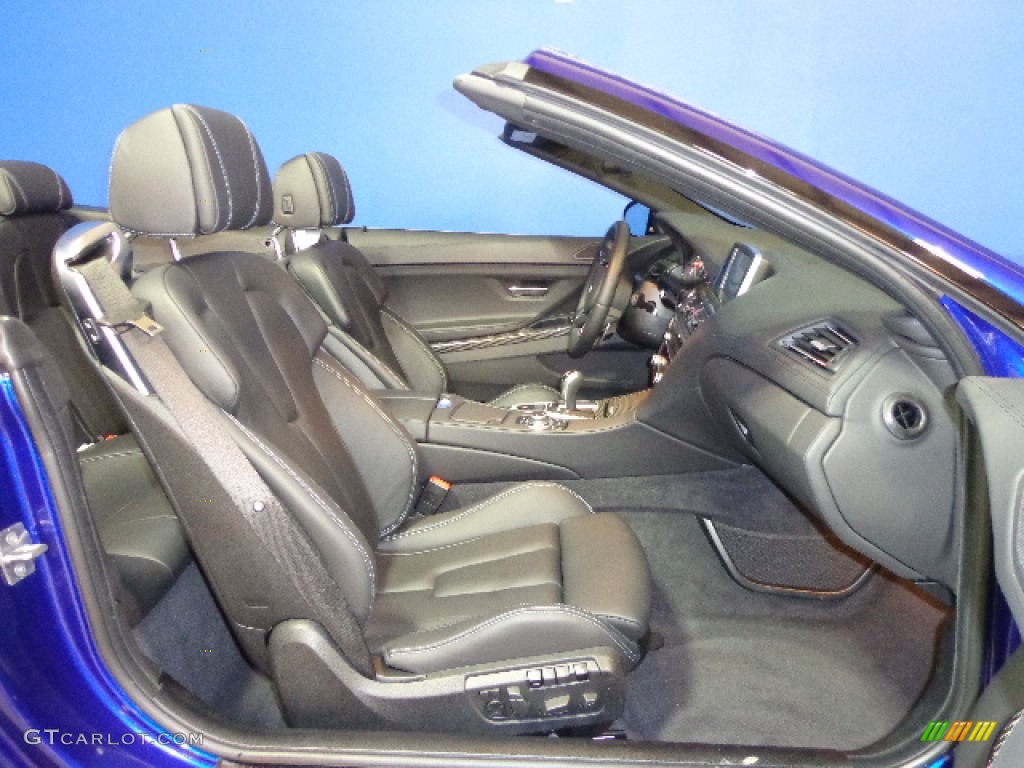 Black Interior 2012 BMW M6 Convertible Photo #76263674