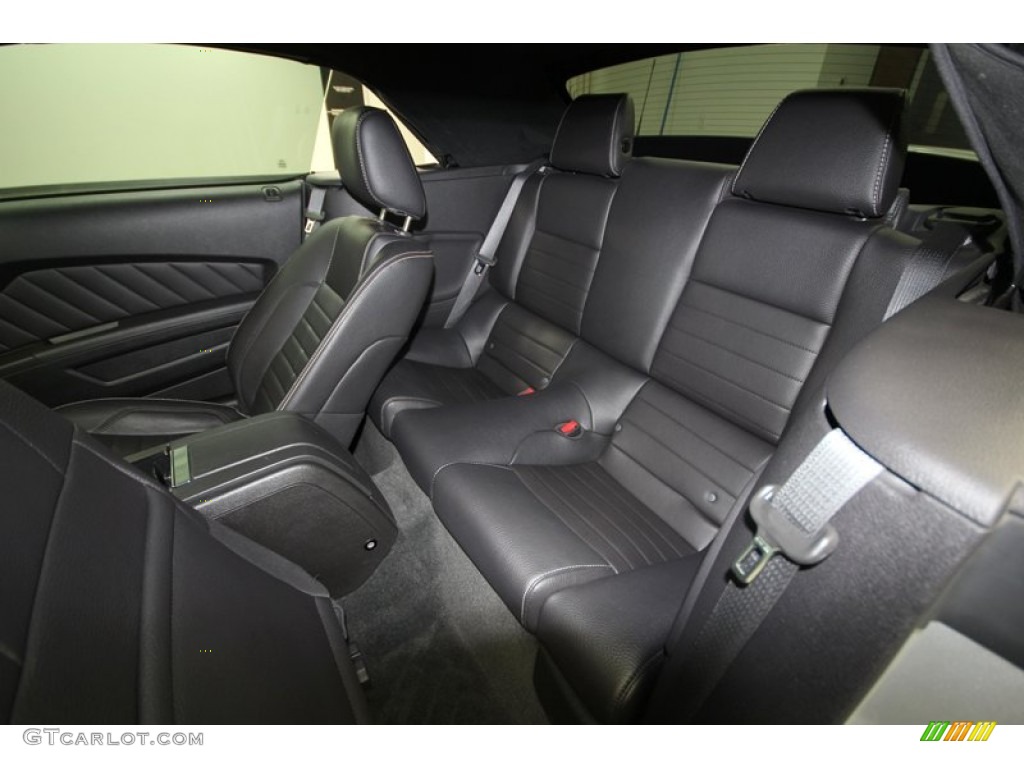 Charcoal Black Interior 2012 Ford Mustang GT Premium Convertible Photo #76263716