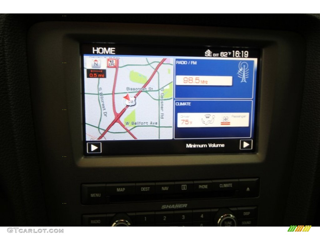 2012 Ford Mustang GT Premium Convertible Navigation Photos