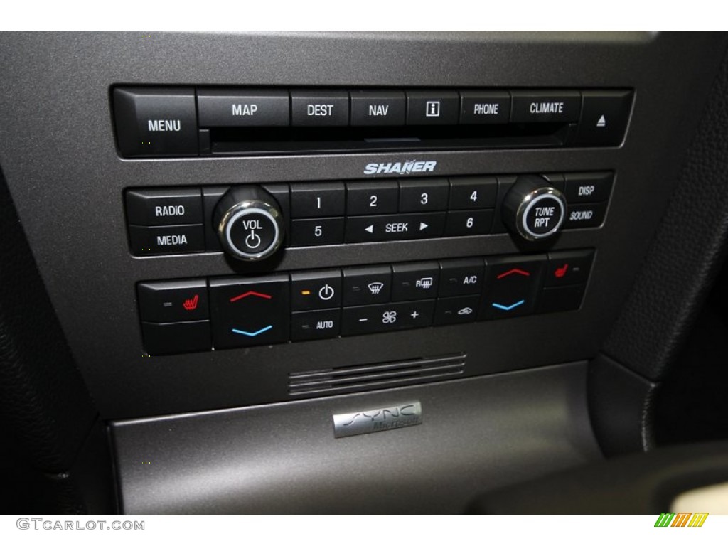 2012 Ford Mustang GT Premium Convertible Controls Photo #76263848