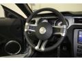 Charcoal Black 2012 Ford Mustang GT Premium Convertible Steering Wheel