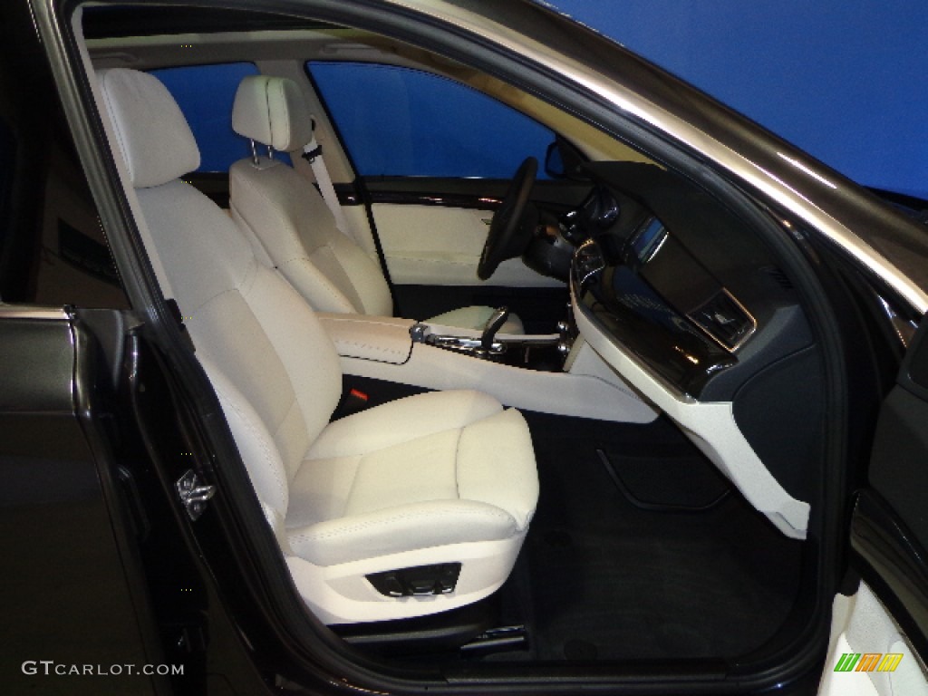 2012 5 Series 550i xDrive Gran Turismo - Dark Graphite Metallic II / Ivory White/Black photo #33