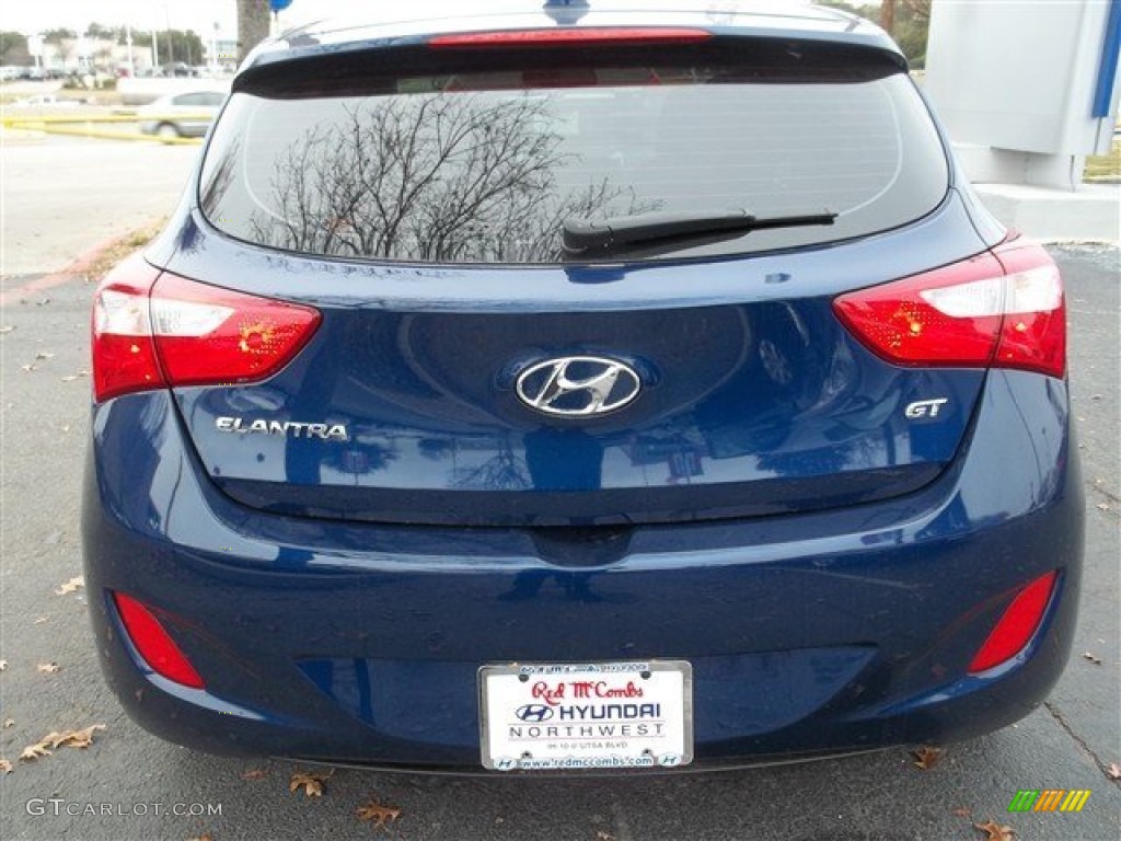 2013 Elantra GT - Atlantic Blue / Beige photo #5