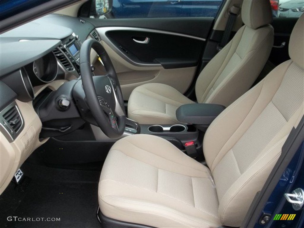 Beige Interior 2013 Hyundai Elantra GT Photo #76264391