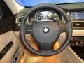 Venetian Beige Steering Wheel Photo for 2012 BMW 5 Series #76264691