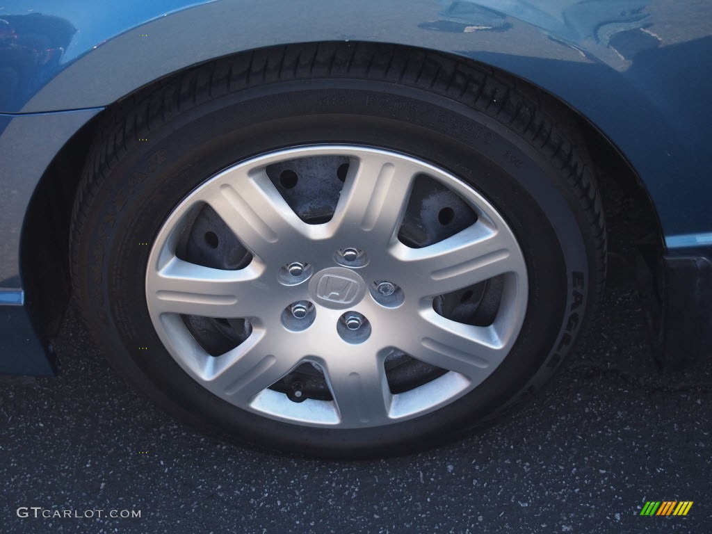 2010 Civic LX Sedan - Dyno Blue Pearl / Gray photo #8