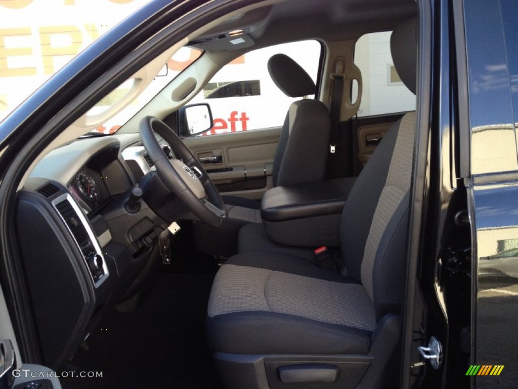 2011 Ram 1500 SLT Quad Cab 4x4 - Brilliant Black Crystal Pearl / Dark Slate Gray/Medium Graystone photo #16