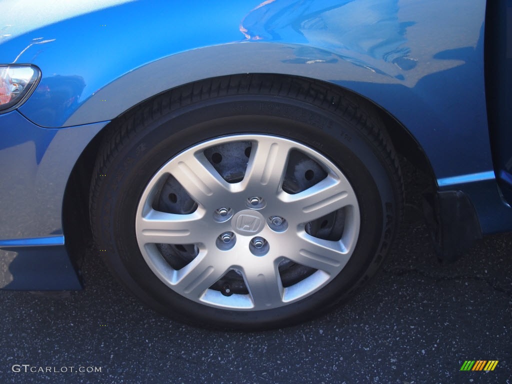 2010 Civic LX Sedan - Dyno Blue Pearl / Gray photo #25