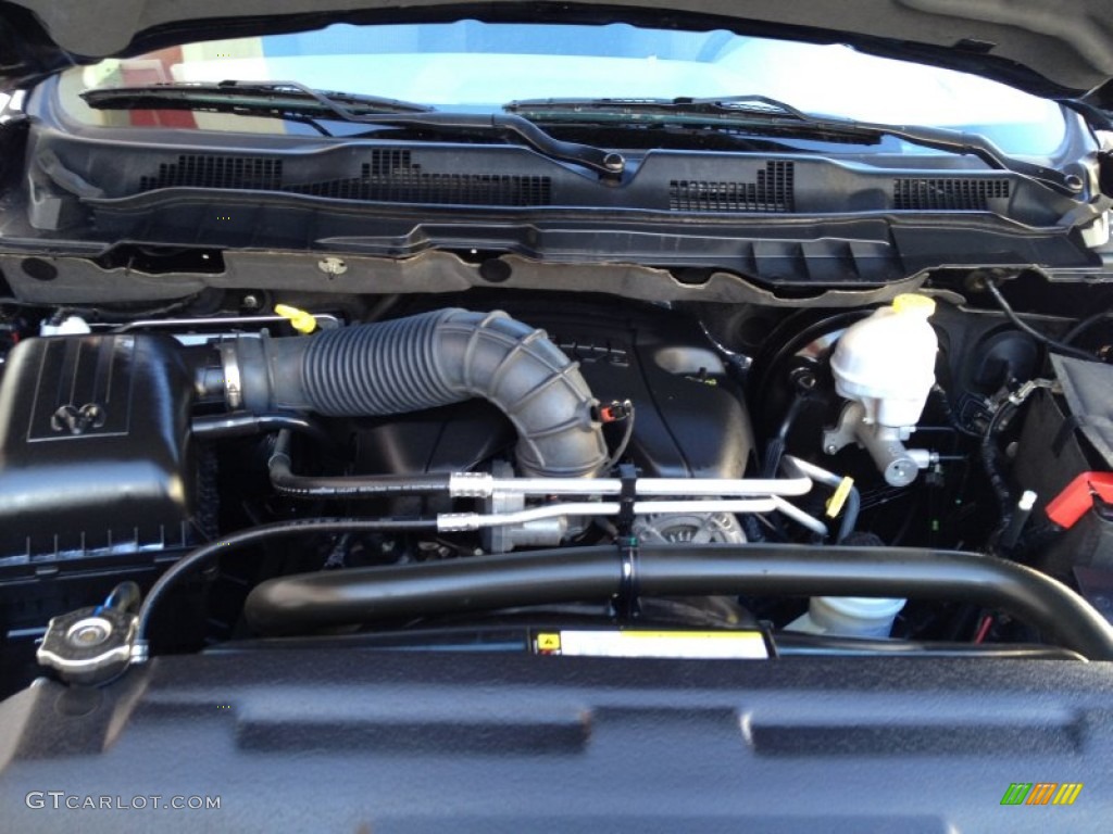 2011 Ram 1500 SLT Quad Cab 4x4 - Brilliant Black Crystal Pearl / Dark Slate Gray/Medium Graystone photo #27